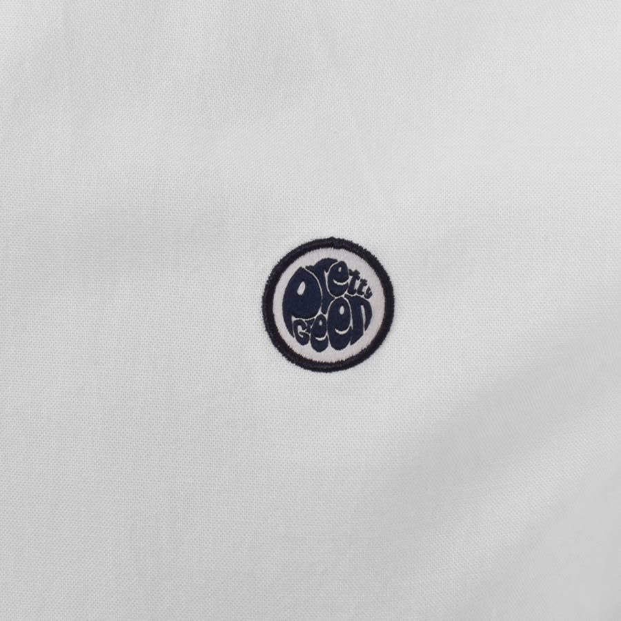 Image number 3 for Pretty Green Oxford Long Sleeve Shirt White