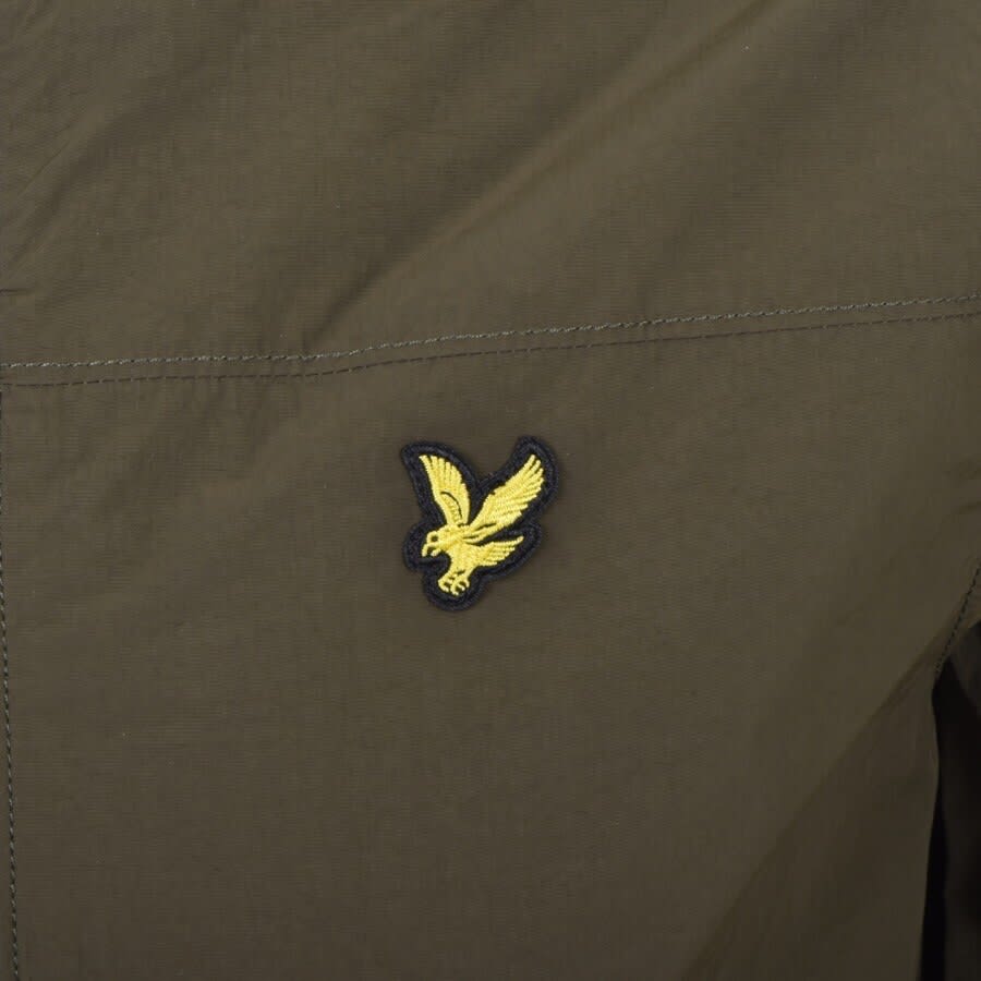 Image number 3 for Lyle And Scott Hooded Jacket Green