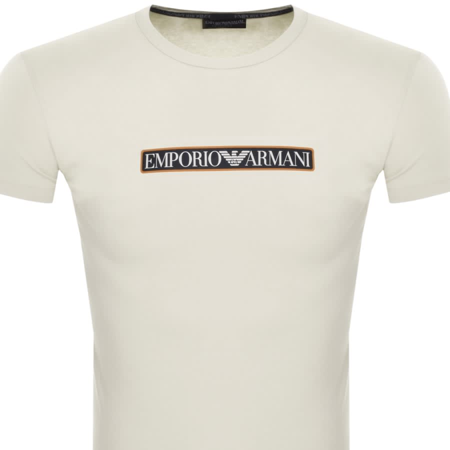 Image number 2 for Emporio Armani Lounge Logo T Shirt White