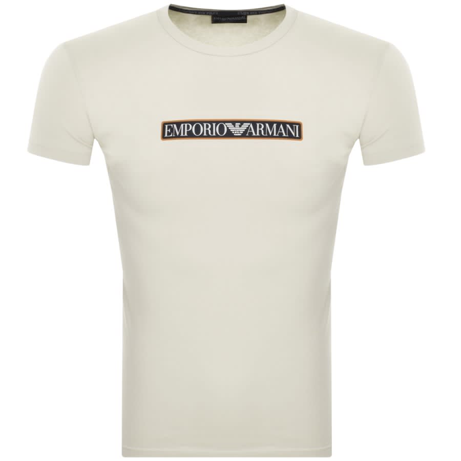 Image number 1 for Emporio Armani Lounge Logo T Shirt White