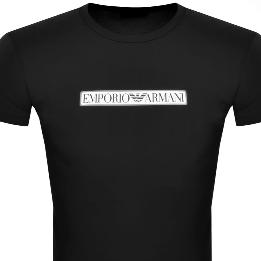 Image number 2 for Emporio Armani Lounge Logo T Shirt Black