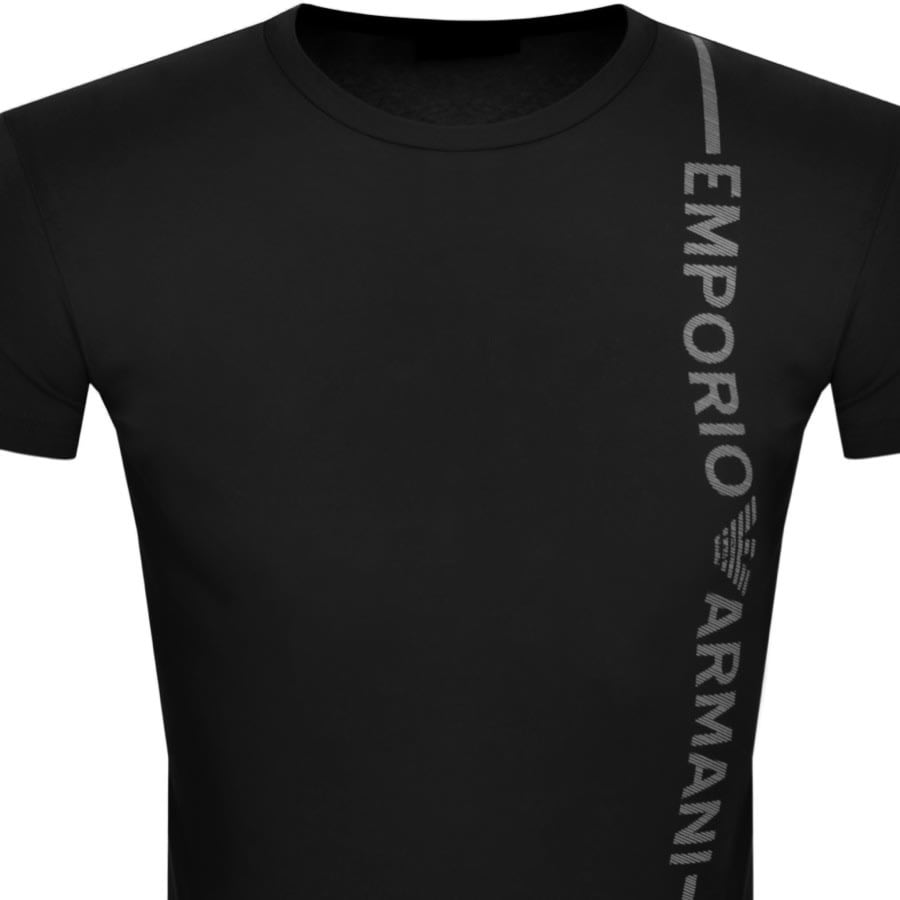 Image number 2 for Emporio Armani Lounge Logo T Shirt Black