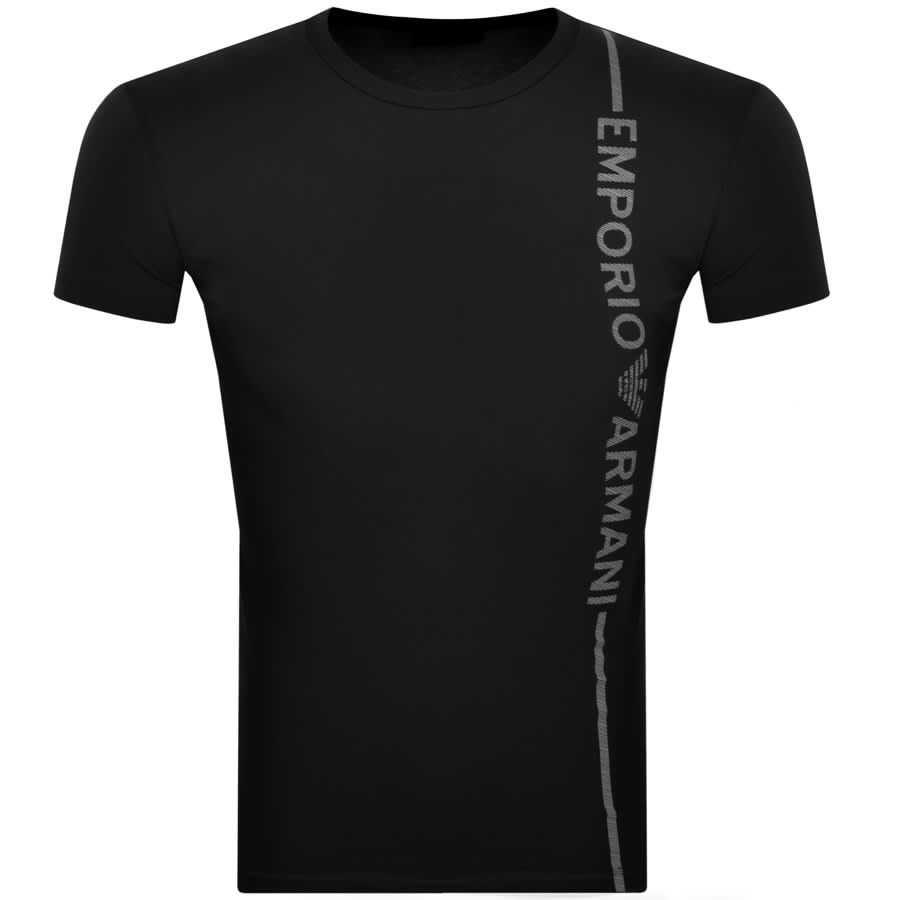 Image number 1 for Emporio Armani Lounge Logo T Shirt Black