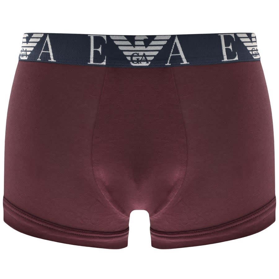 Image number 4 for Emporio Armani Underwear Three Pack Trunks