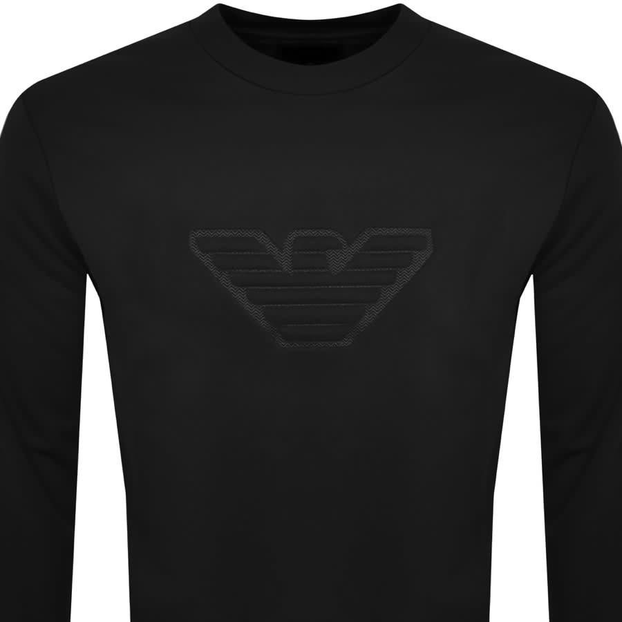 Image number 2 for Emporio Armani Logo Sweatshirt Black