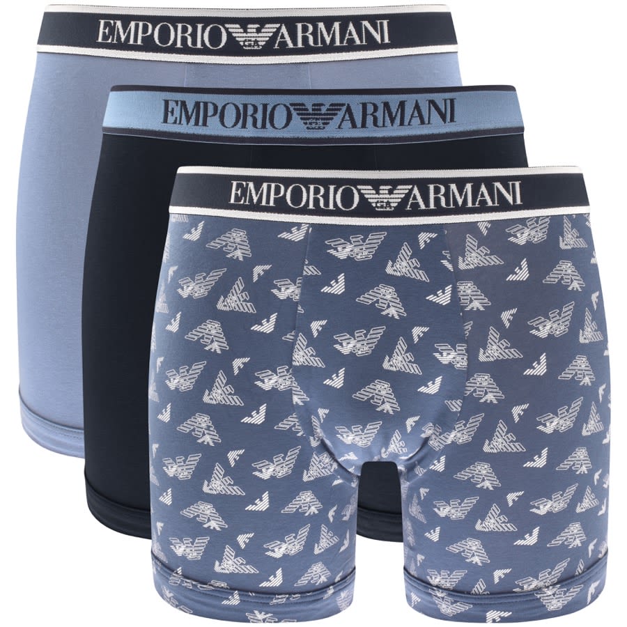 Image number 1 for Emporio Armani Underwear Three Pack Boxers