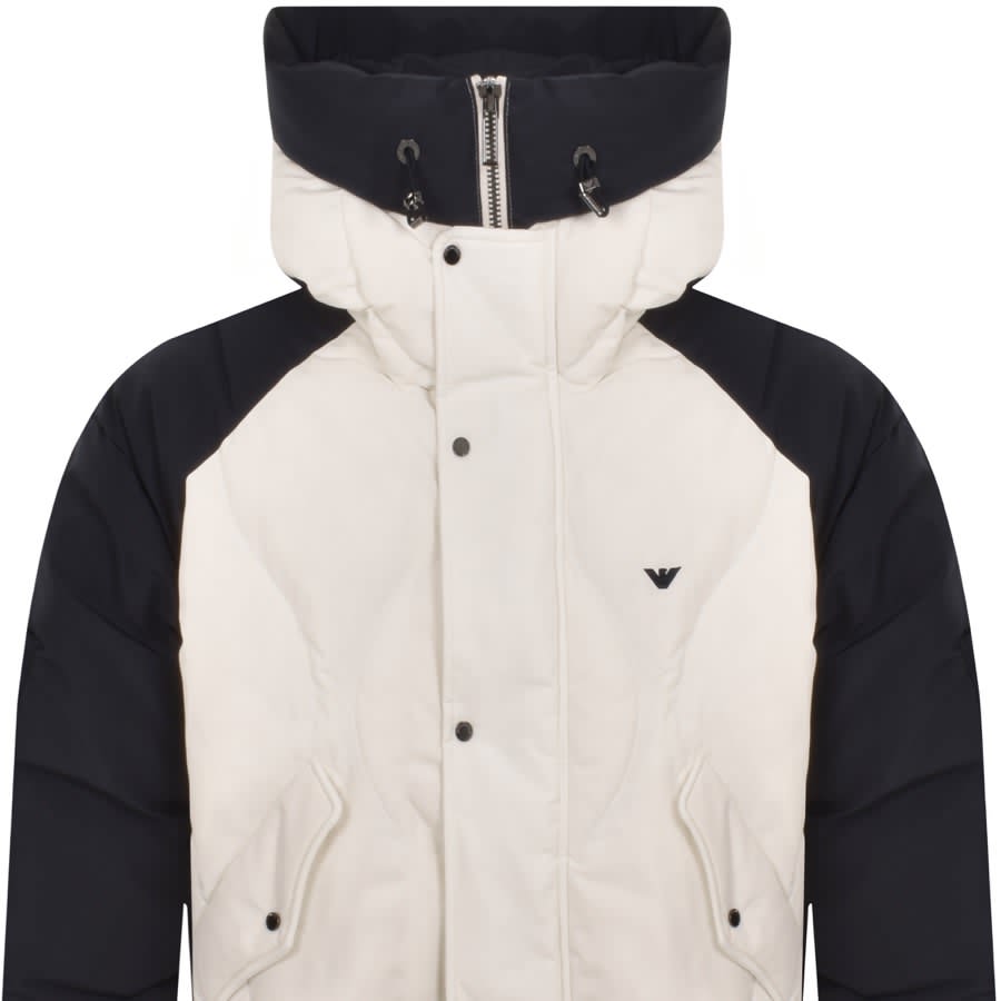 Image number 2 for Emporio Armani Padded Jacket White