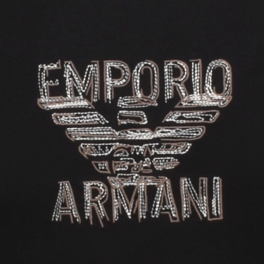 Image number 3 for Emporio Armani Logo T Shirt Black