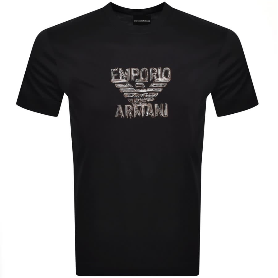 Image number 1 for Emporio Armani Logo T Shirt Black