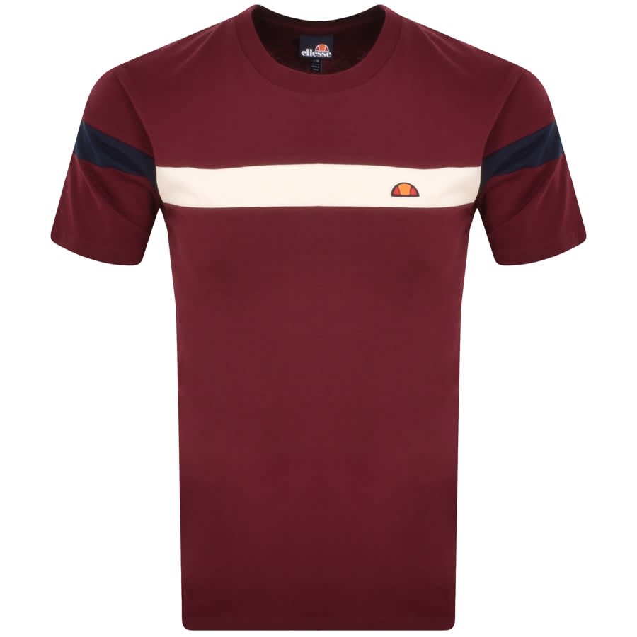 Image number 1 for Ellesse Caserio T Shirt Burgundy
