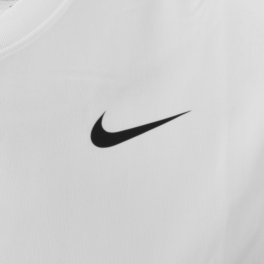 Image number 3 for Nike Training Dri Fit Logo Vest T Shirt White