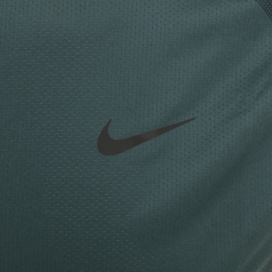 Nike Training Dri Fit Logo T Shirt Green | Mainline Menswear