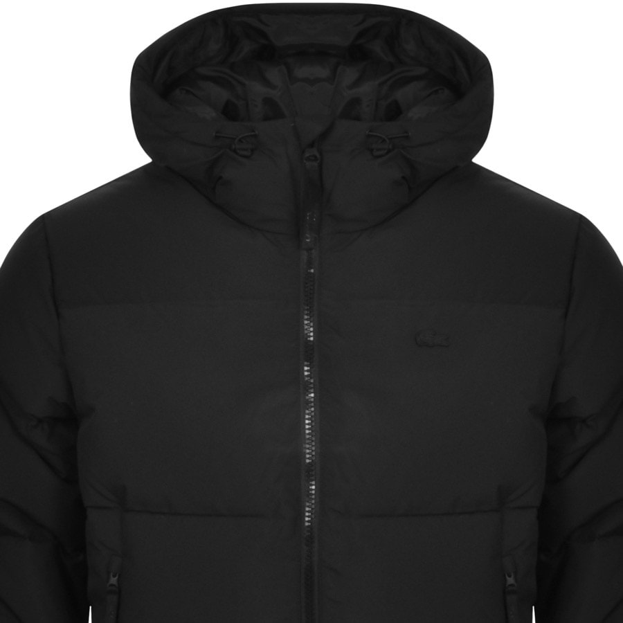 Lacoste Padded Logo Jacket Black | Mainline Menswear