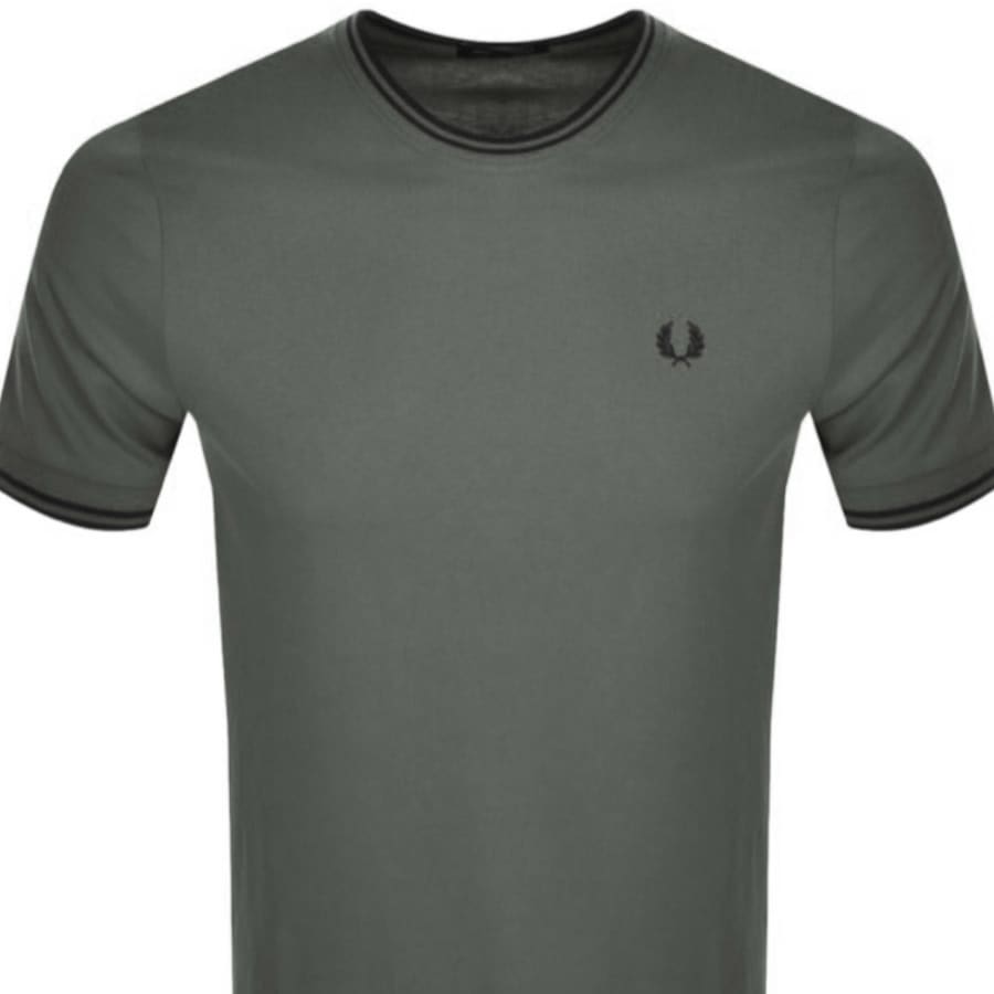 Fred perry twin tipped t shirt green sales