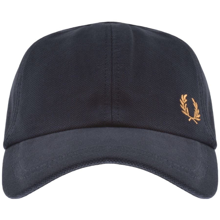 Image number 1 for Fred Perry Pique Classic Cap Navy