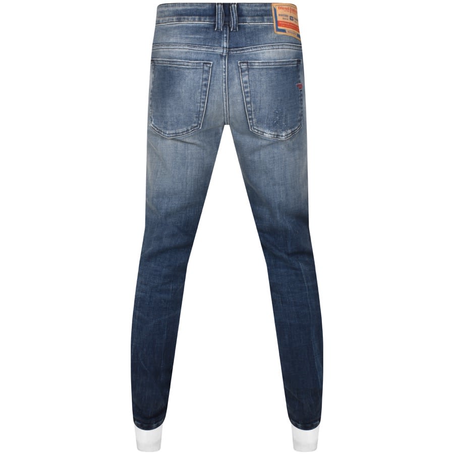 Image number 2 for Diesel 1979 Sleenker Skinny Jeans Mid Wash Blue