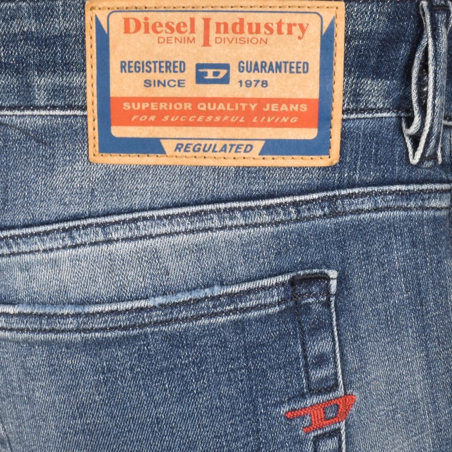 Image number 3 for Diesel 1979 Sleenker Skinny Jeans Mid Wash Blue
