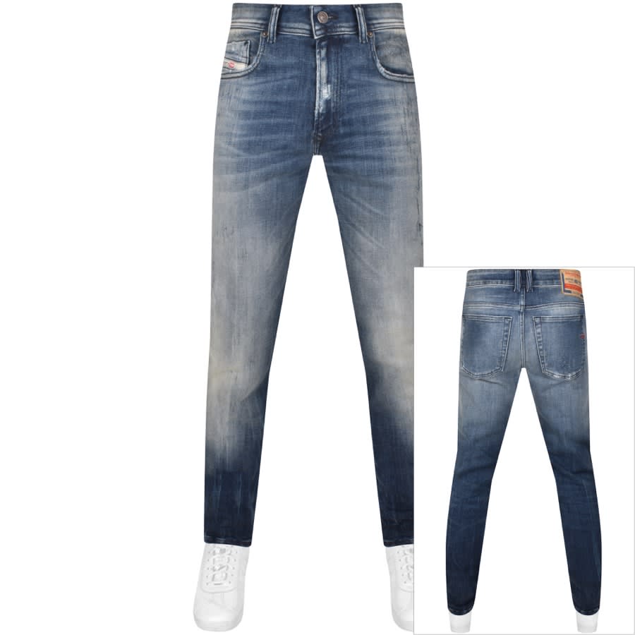 Image number 1 for Diesel 1979 Sleenker Skinny Jeans Mid Wash Blue