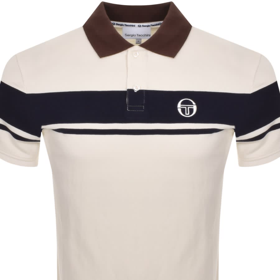 Image number 2 for Sergio Tacchini Young Line Polo T Shirt White