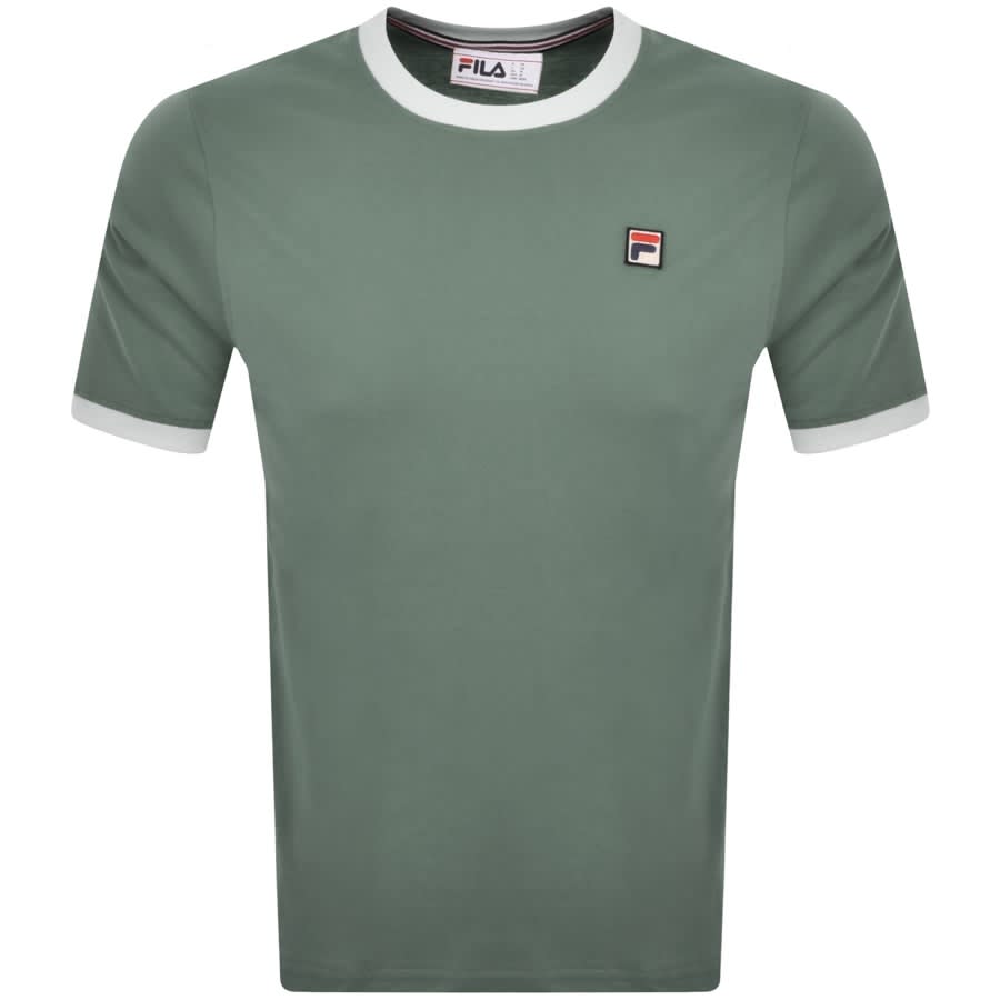 Image number 1 for Fila Vintage Marconi T Shirt Green