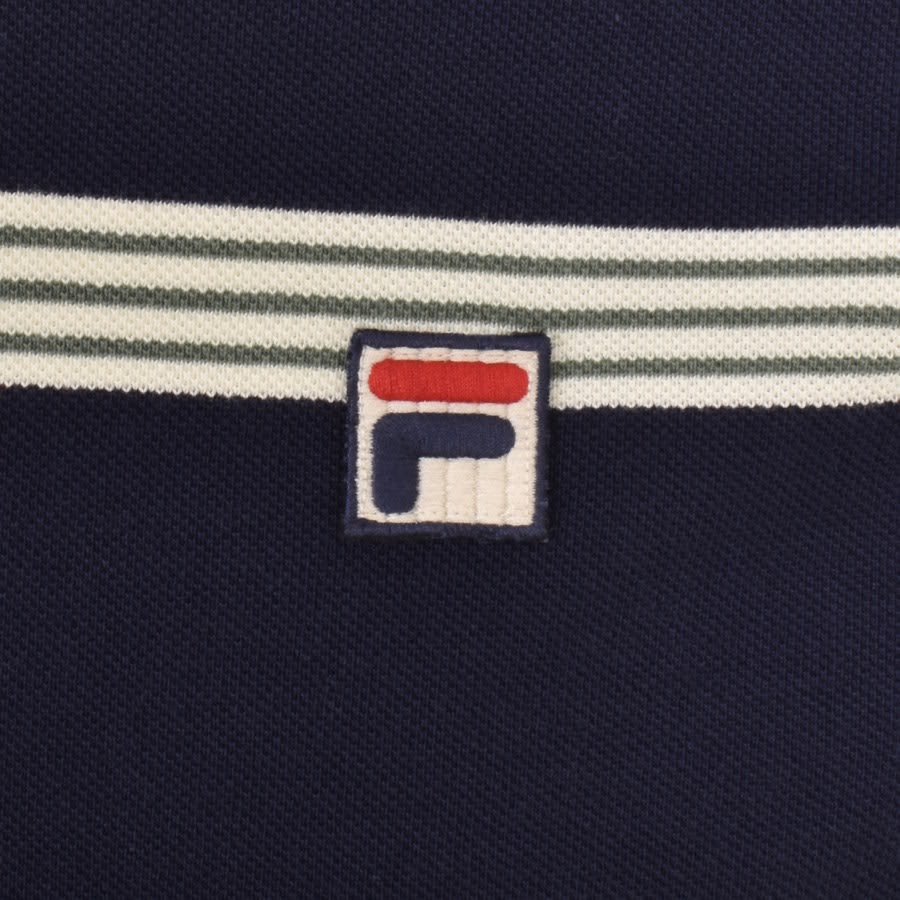Fila Vintage Chapman Stripe T Shirt Navy | Mainline Menswear