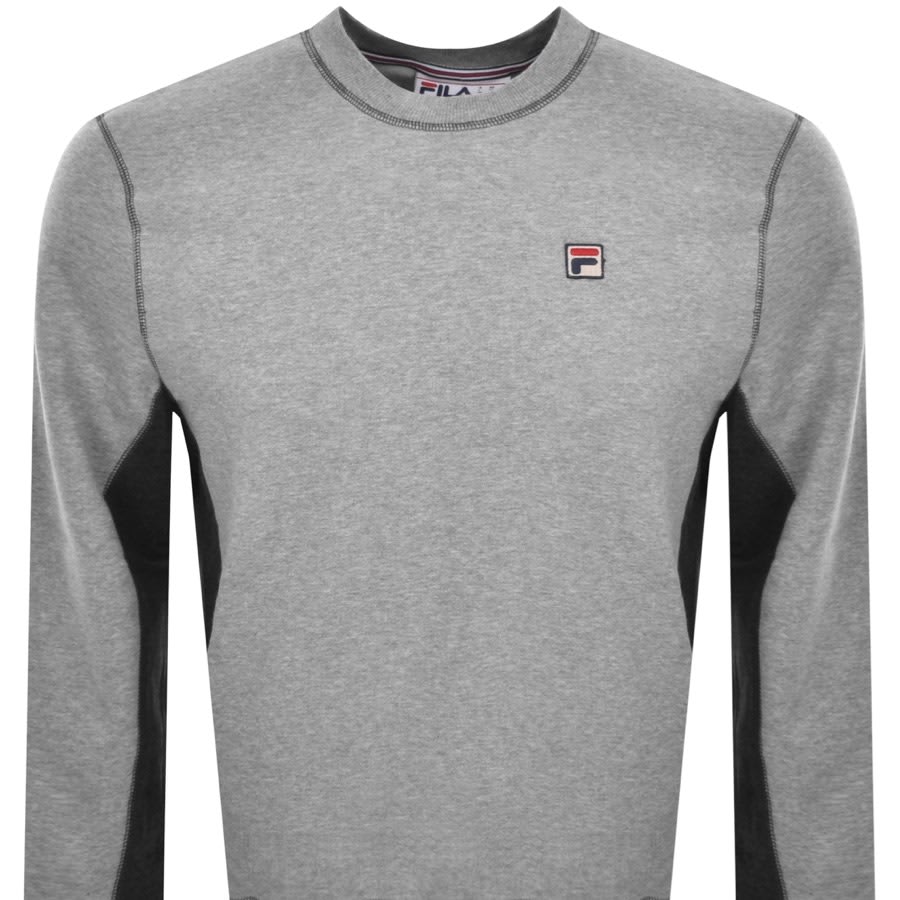 Image number 2 for Fila Vintage Webber Sweatshirt Grey
