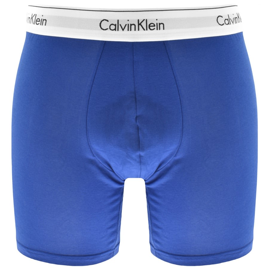 Image number 4 for Calvin Klein Underwear 3 Pack Boxer Shorts Blue