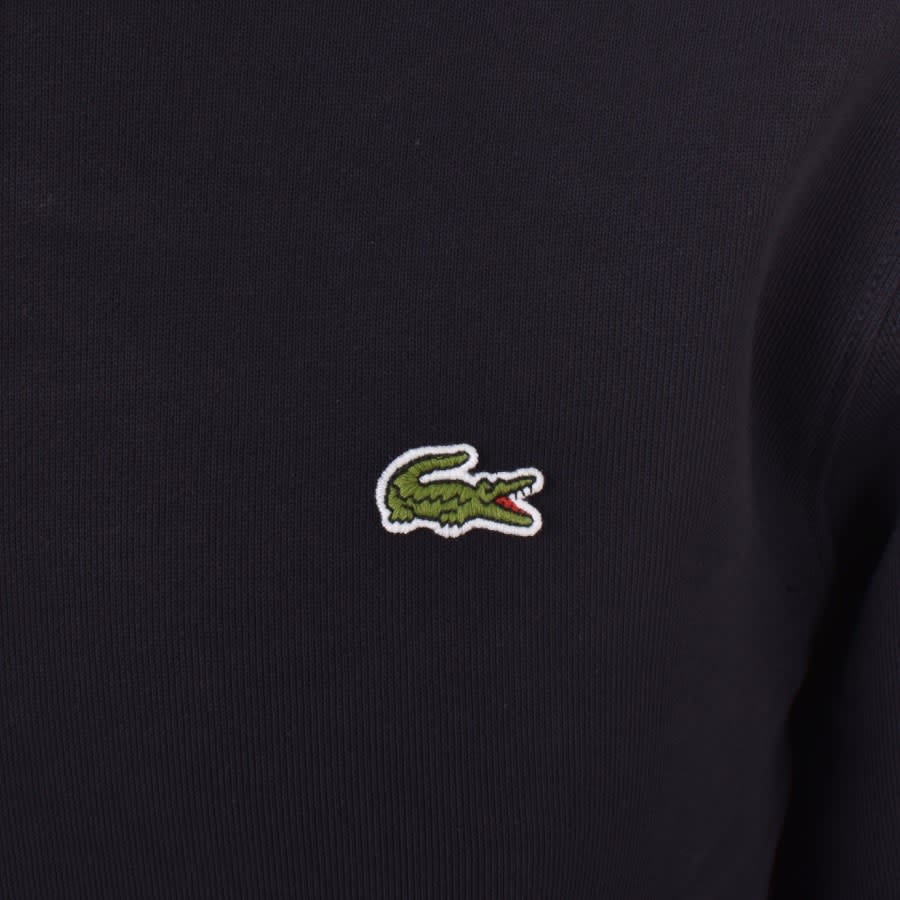 Image number 4 for Lacoste Logo Hoodie Navy