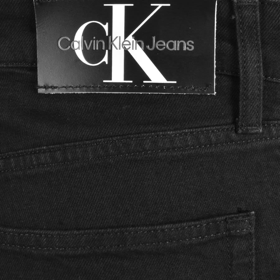 Image number 3 for Calvin Klein Jeans Slim Fit Jeans Black