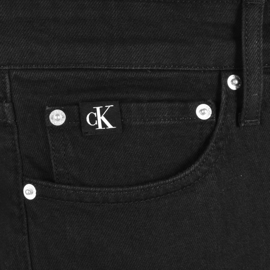 Image number 4 for Calvin Klein Jeans Slim Fit Jeans Black