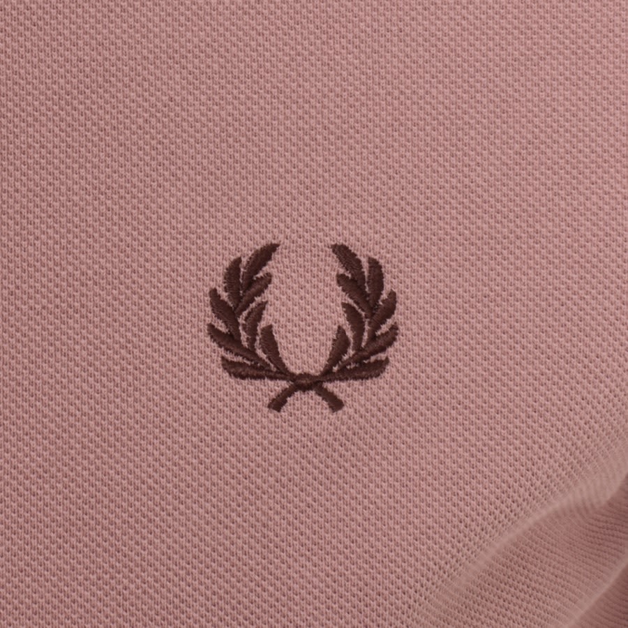 Fred Perry Twin Tipped Polo T Shirt Pink | Mainline Menswear