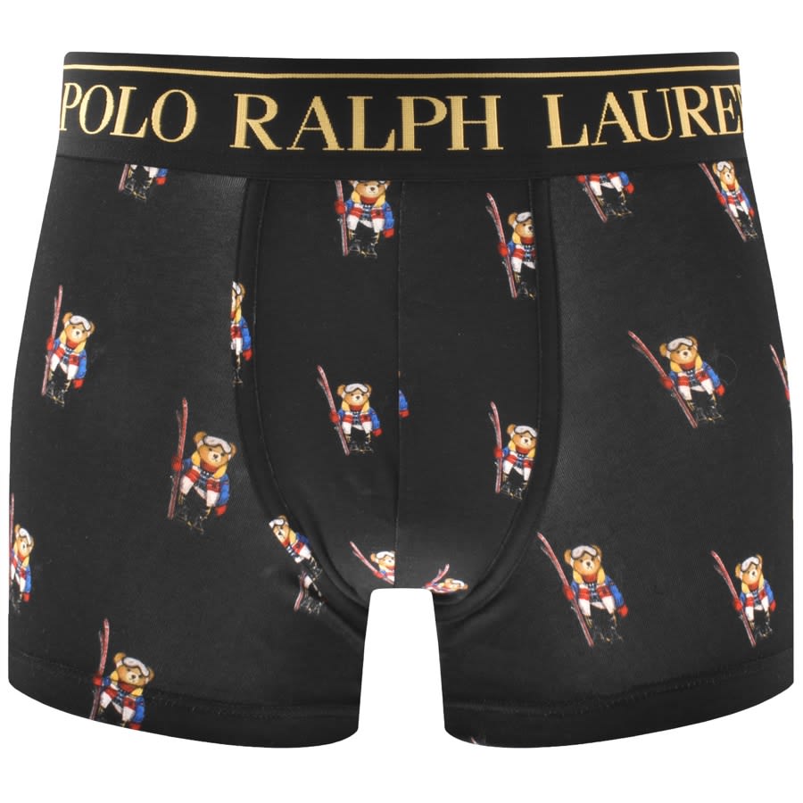 Image number 4 for Ralph Lauren Underwear 2 Pack Trunks Black