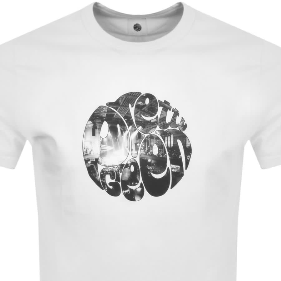 Image number 2 for Pretty Green Gig Logo T Shirt White