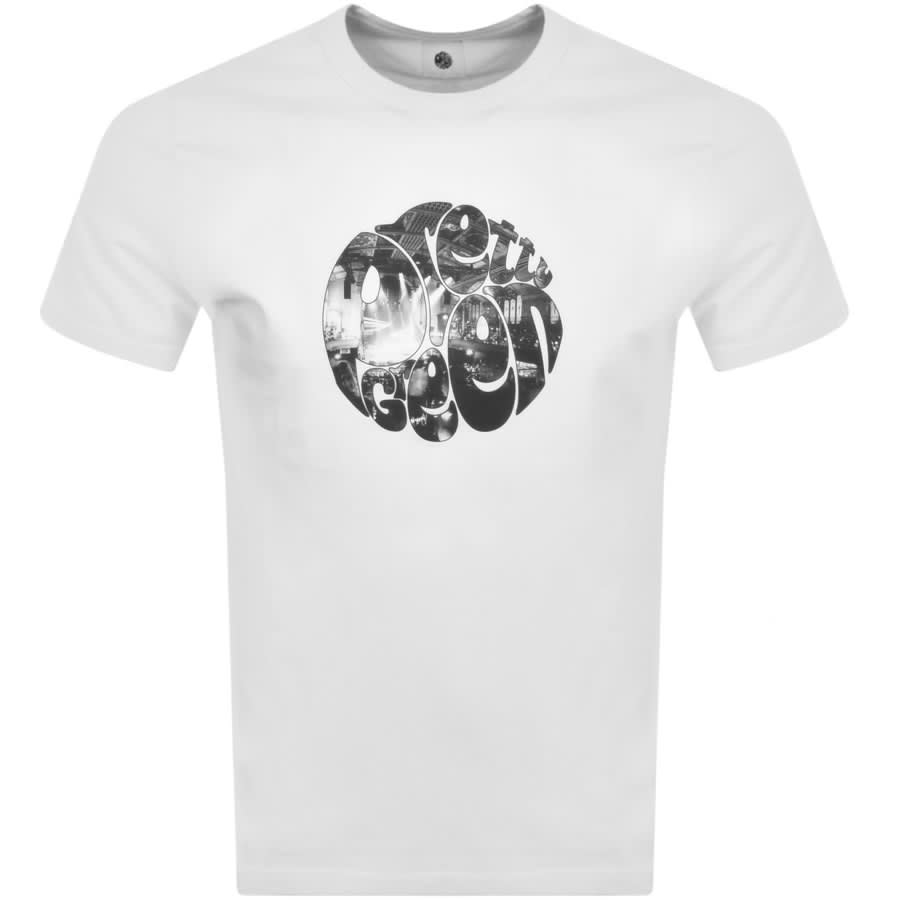 Image number 1 for Pretty Green Gig Logo T Shirt White