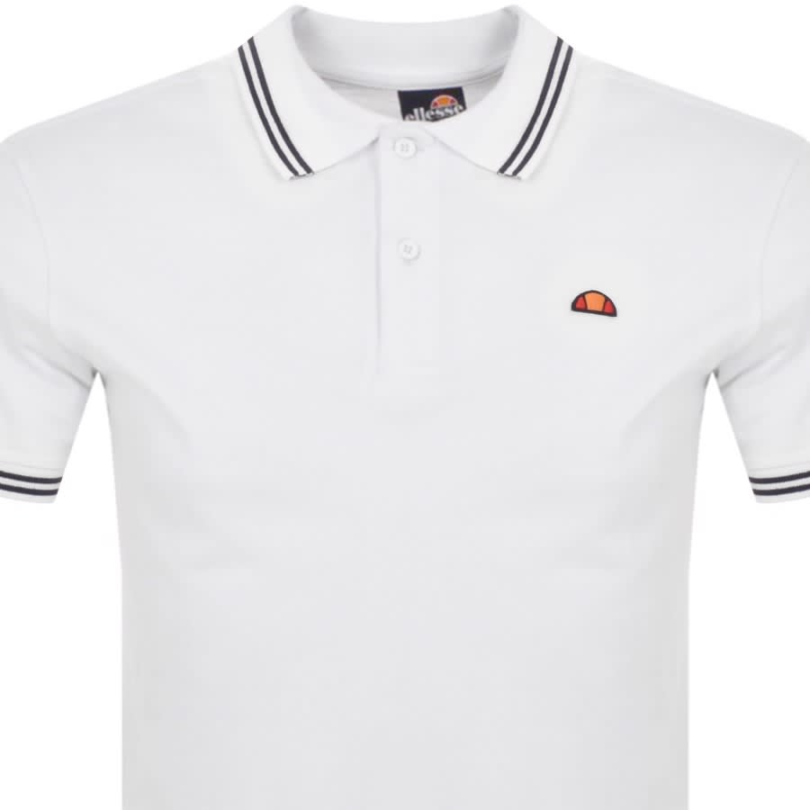 Image number 2 for Ellesse Rooks Short Sleeve Polo T Shirt White