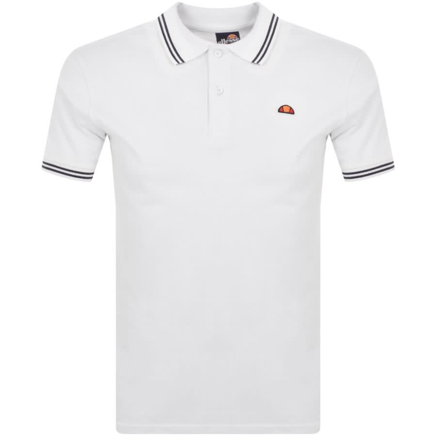 Image number 1 for Ellesse Rooks Short Sleeve Polo T Shirt White