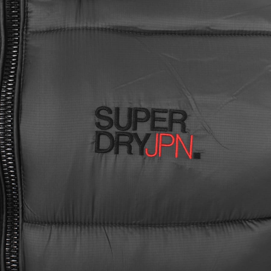 Image number 3 for Superdry Colour Block Sport Puffer Jacket Black