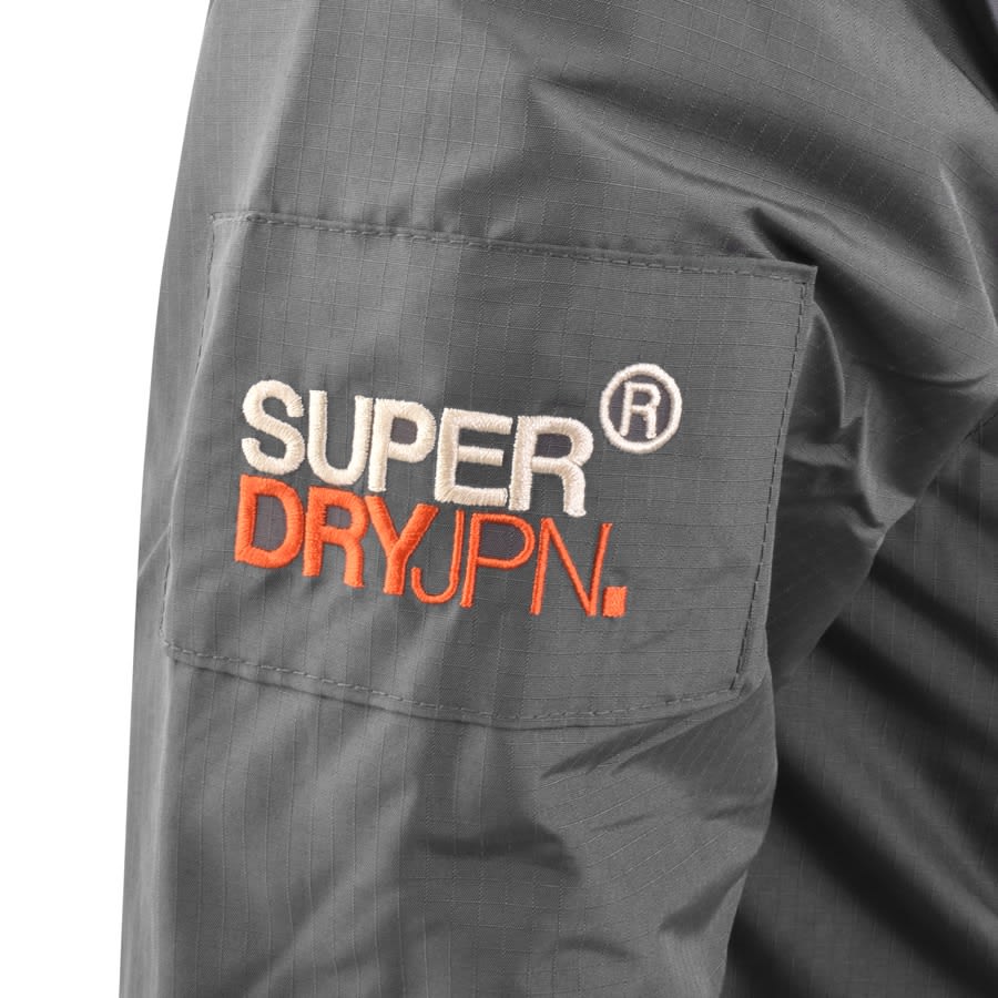 Image number 3 for Superdry Mountain Windcheater Jacket Grey