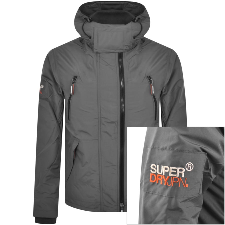 Image number 1 for Superdry Mountain Windcheater Jacket Grey