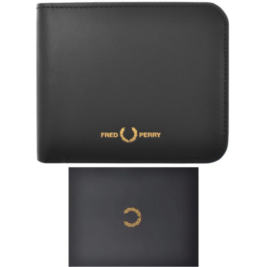 Image number 1 for Fred Perry Billfold Wallet Black