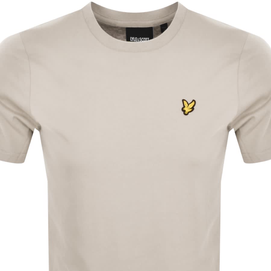 Image number 2 for Lyle And Scott Crew Neck T Shirt Beige