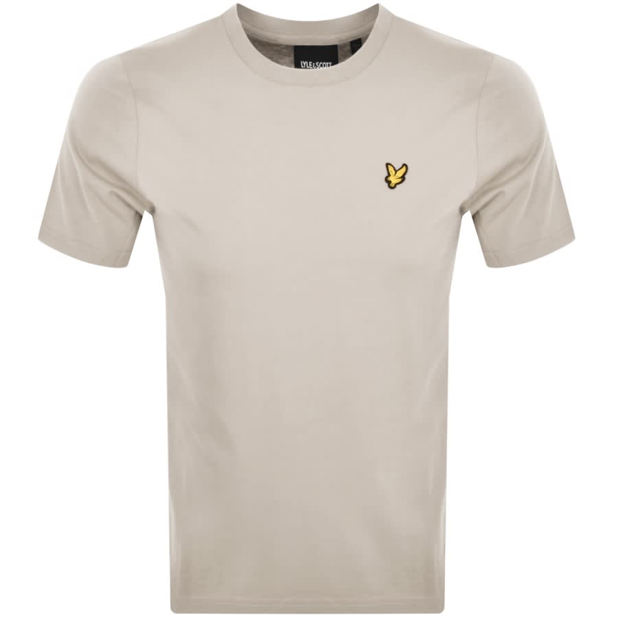 Image number 1 for Lyle And Scott Crew Neck T Shirt Beige