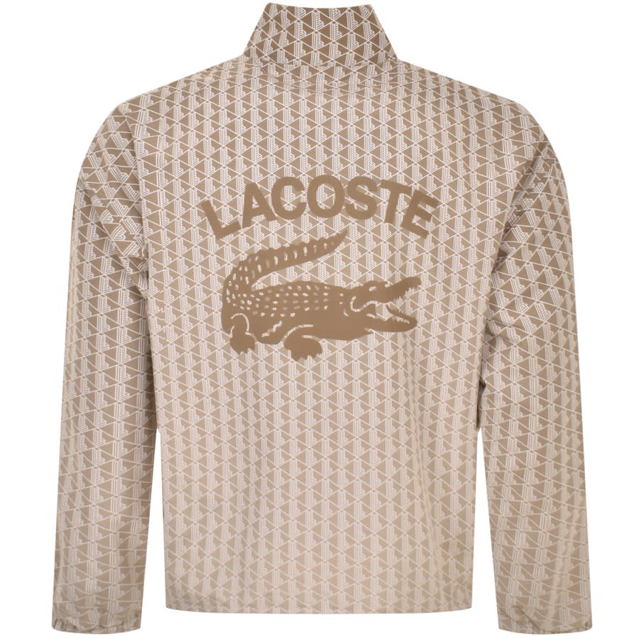 Image number 3 for Lacoste Logo Jacket Beige