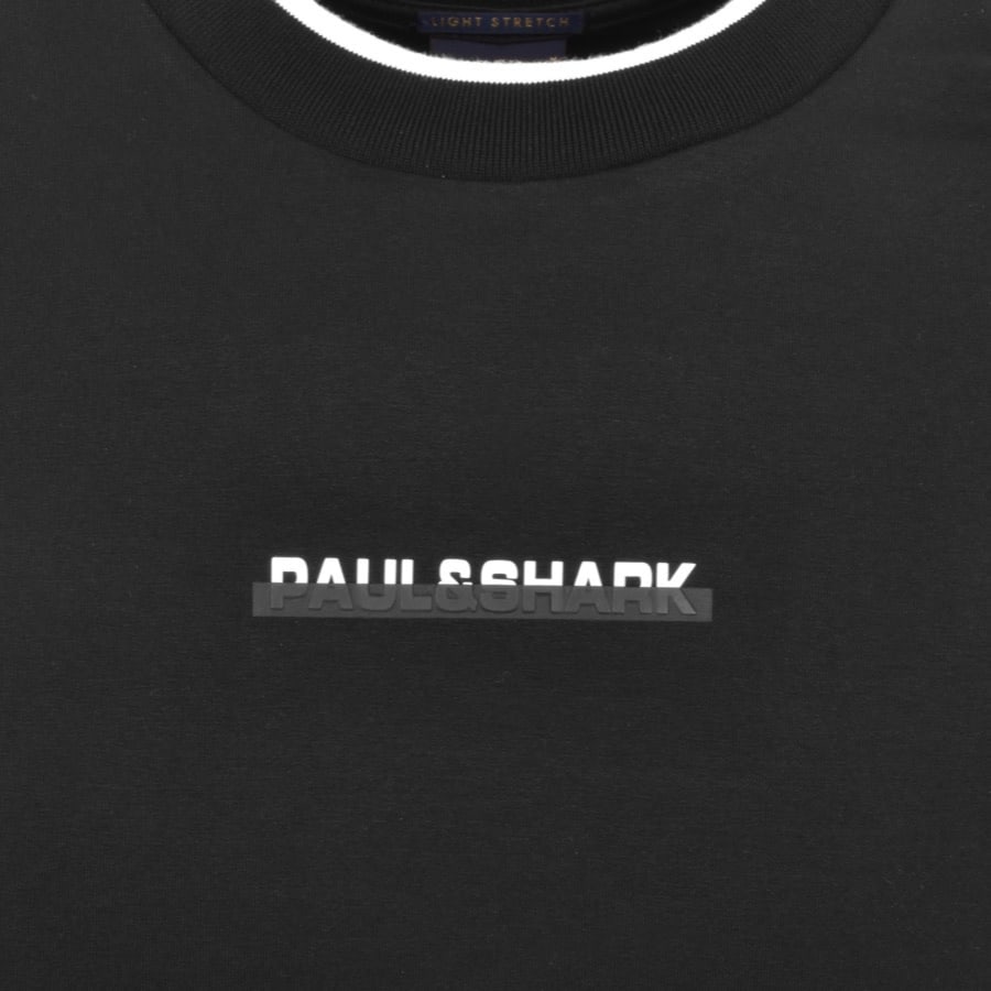 Image number 4 for Paul And Shark Logo Crew Neck Sweatshirt Black