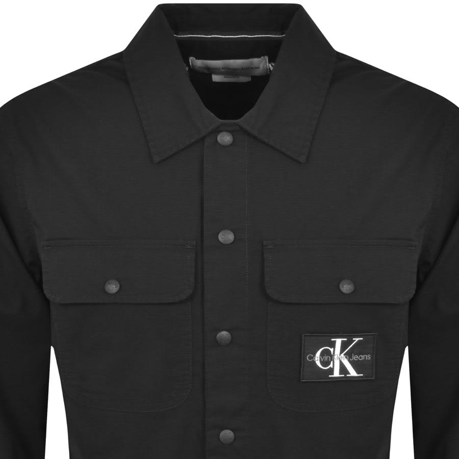 Image number 2 for Calvin Klein Jeans Ripstop Overshirt Black