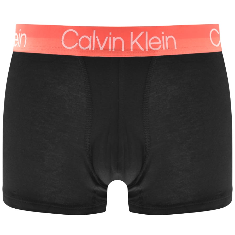 Image number 4 for Calvin Klein Underwear Three Pack Trunks Black