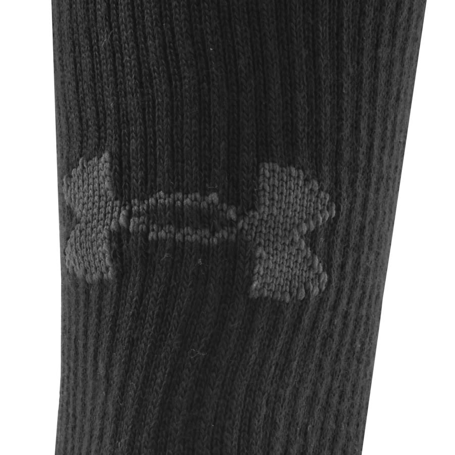 Image number 3 for Under Armour Three Pack HeatGear Crew Socks Grey