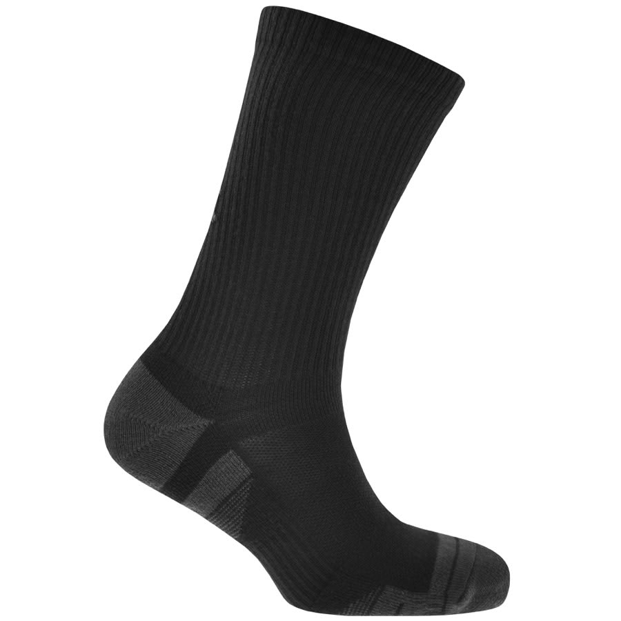 Image number 4 for Under Armour Three Pack HeatGear Crew Socks Grey