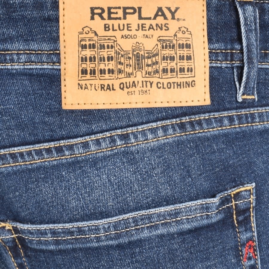 Image number 3 for Replay Grover Jeans Blue