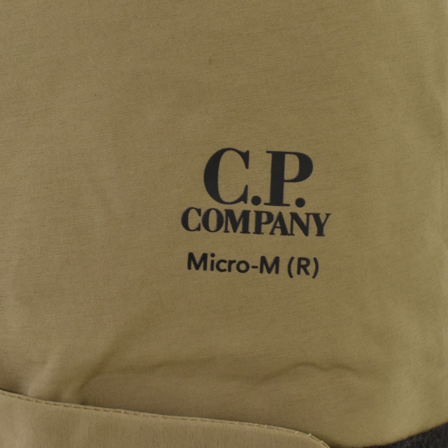 Image number 3 for CP Company Micro M Down Long Jacket Khaki